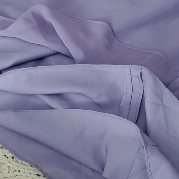 Boutique Halter Mesh Flowy Lilac Dress- Size 2 (XS-XXS Fit) - Picture 13 of 16